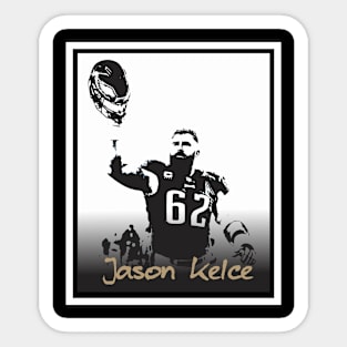 indiepop jason kelce Sticker